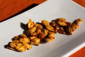 Candied Spiced Pumpkin Seeds