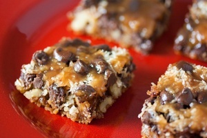 Vegan Chocolate Coconut Magic Bars