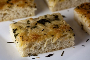 Three Herbed Focaccia Recipe